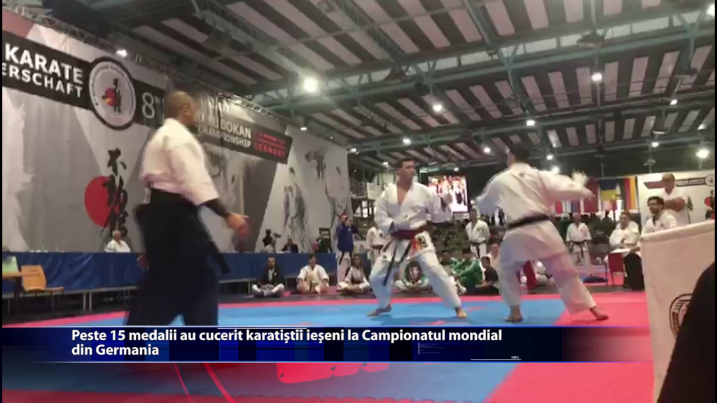 Peste 15 medalii au cucerit karatistii ieseni la Campionatul Mondial din Germania