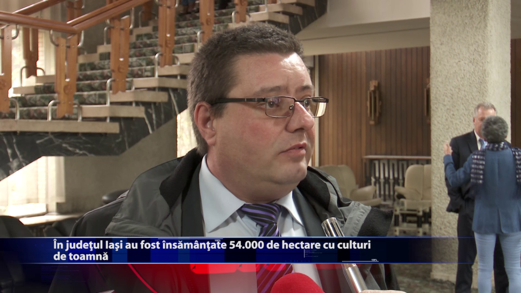 In judetul Iasi au fost insamantate 54.000 de hectare cu culturi de toamna
