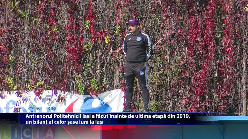 Antrenorul Politehnicii Iasi a facut inainte de ultima etapa din 2019, un bilant al celor sase luni la Iasi
