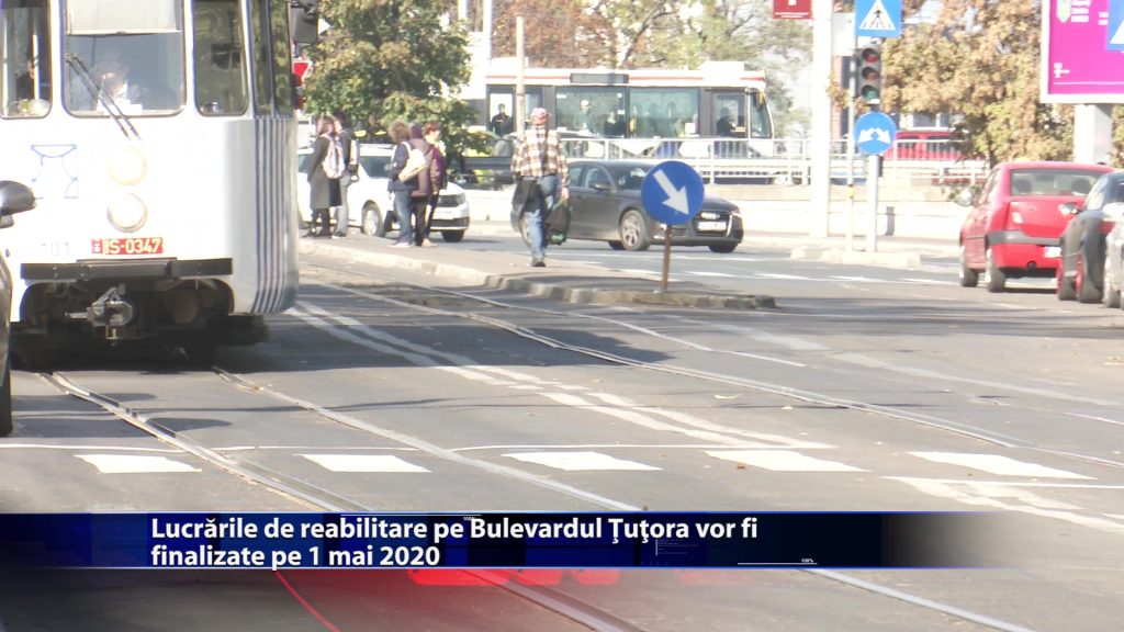 Lucrarile de reabilitare pe Bulevardul Tutora vor fi finalizate pe 1 mai 2020