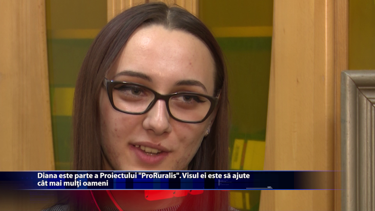 Diana este parte a Proiectului „ProRuralis”. Visul ei este sa ajute cat mai multi oameni