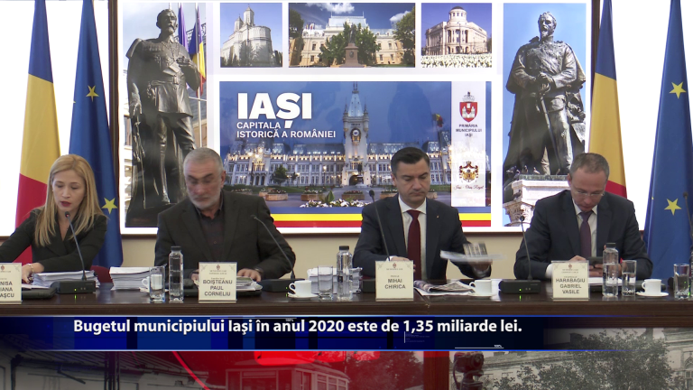 Bugetul municipiului Iasi in anul 2020 este de 1,35 miliarde lei.