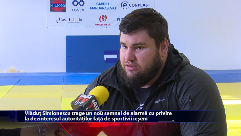 Vladut Simionescu trage un nou semnal de alarma cu privire la dezinteresul autoritatilor fata de sportivii ieseni