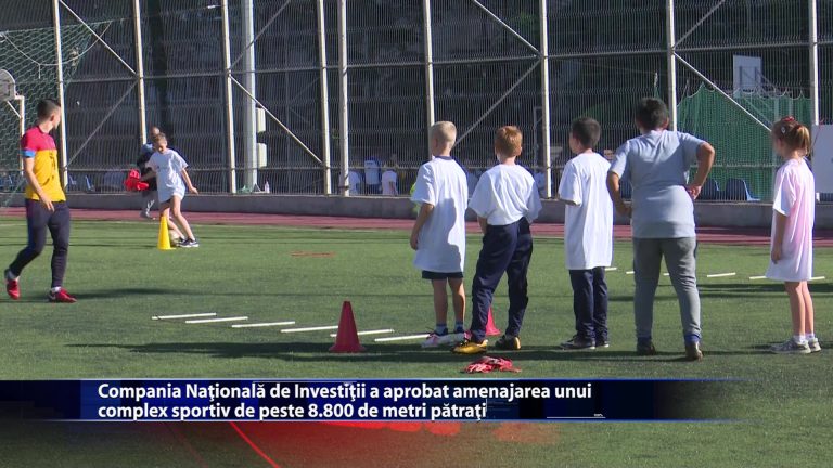 Compania Nationala de Investitii a aprobat amenajarea unui complex sportiv de peste 8.800 de metri patrati