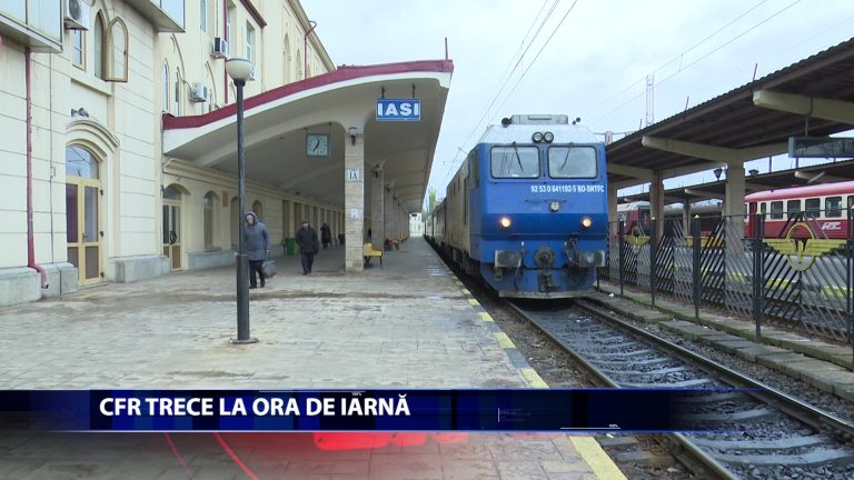 CFR trece la ora de iarna. Trenurile vor fi oprite in statii timp de o ora