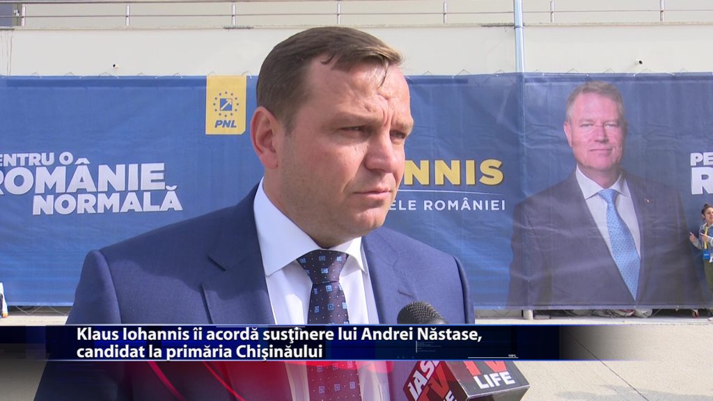 Klaus Iohannis ii acorda sustinere lui Andrei Nastase, candidat la primaria Chisinaului