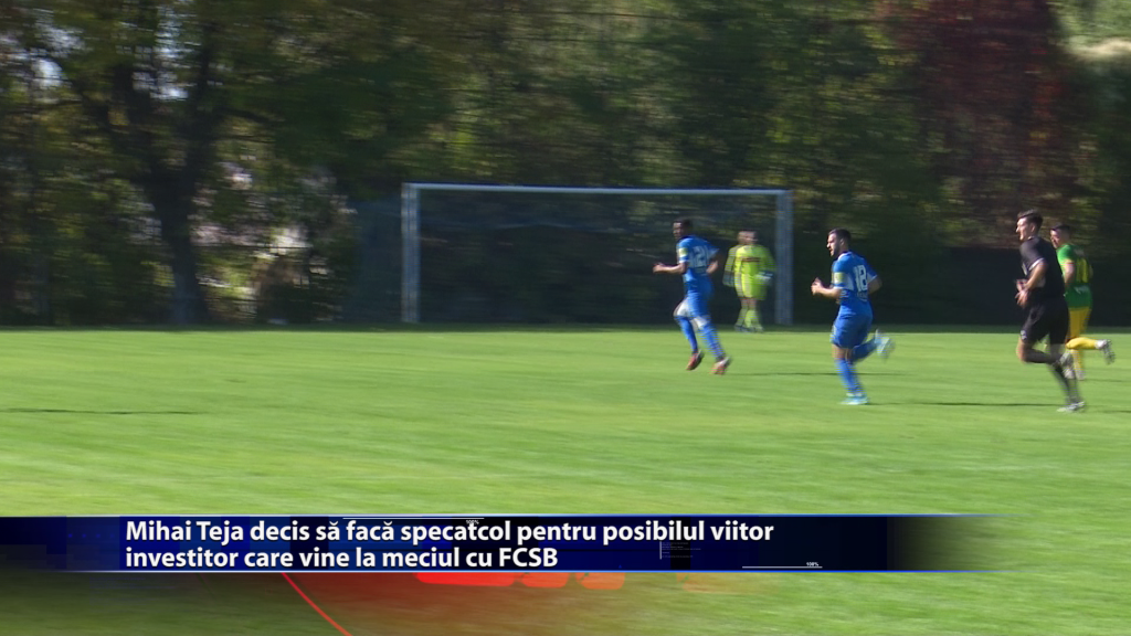 Mihai Teja decis sa faca spectacol pentru posibilul viitor investitor care vine la meciul cu FCSB