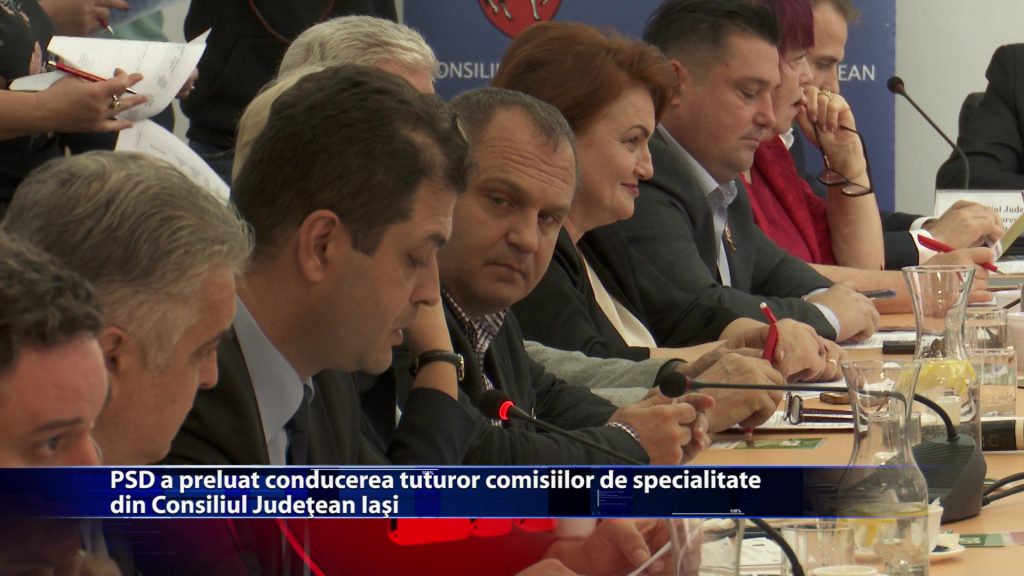 PSD a preluat conducerea tuturor comisiilor de specialitate din Consiliul Judetean Iasi