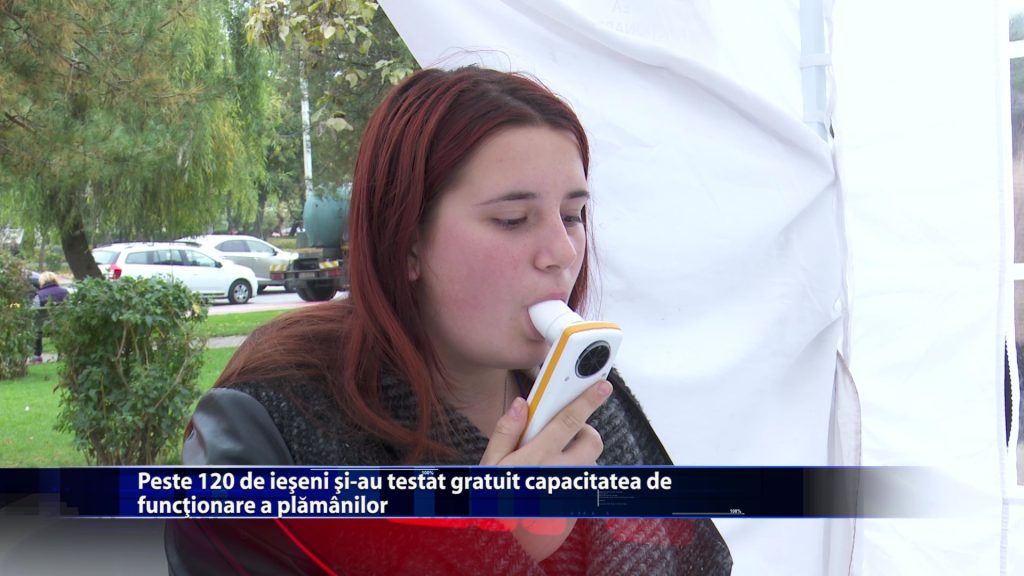 Peste 120 de ieseni si-au testat gratuit capacitatea de functionare a plamanilor.