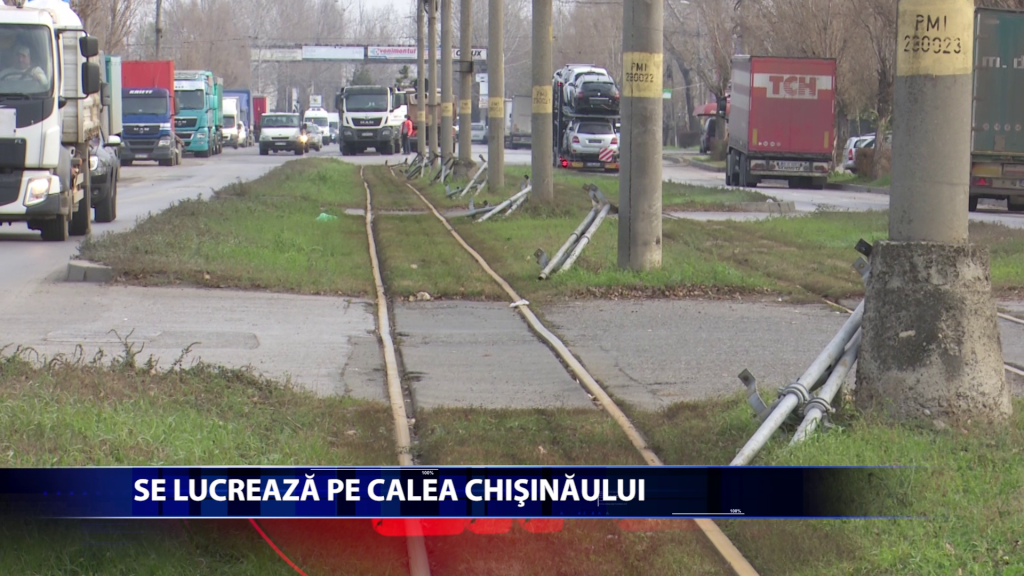 Au inceput lucrarile de prospectie a infrastructurii de tramvai pe Calea Chisinaului