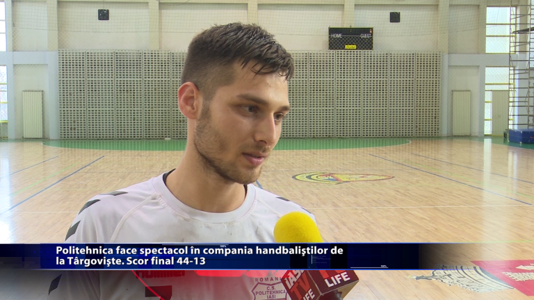 Politehnica au facut spectacol in compania handbalistilor de la Targoviste. Scor final 44-13