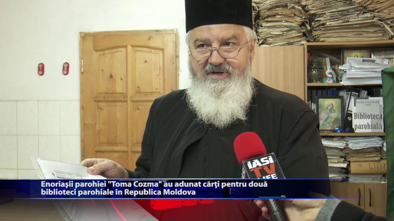 Enoriasii parohiei „Toma Cozma” au adunat carti pentru doua biblioteci parohiale in Republica Moldova