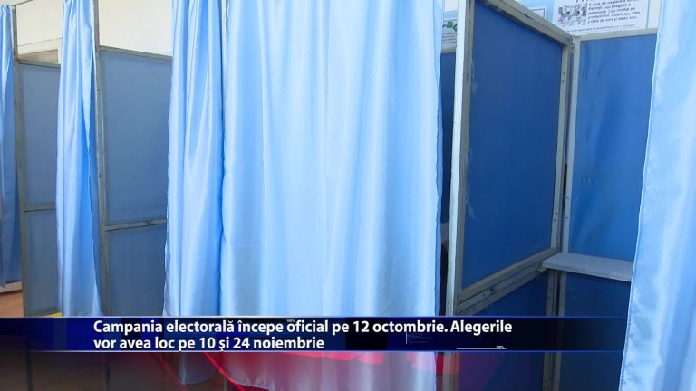 Campania electorala incepe oficial pe 12 octombrie. Alegerile vor avea loc pe 10 si 24 noiembrie