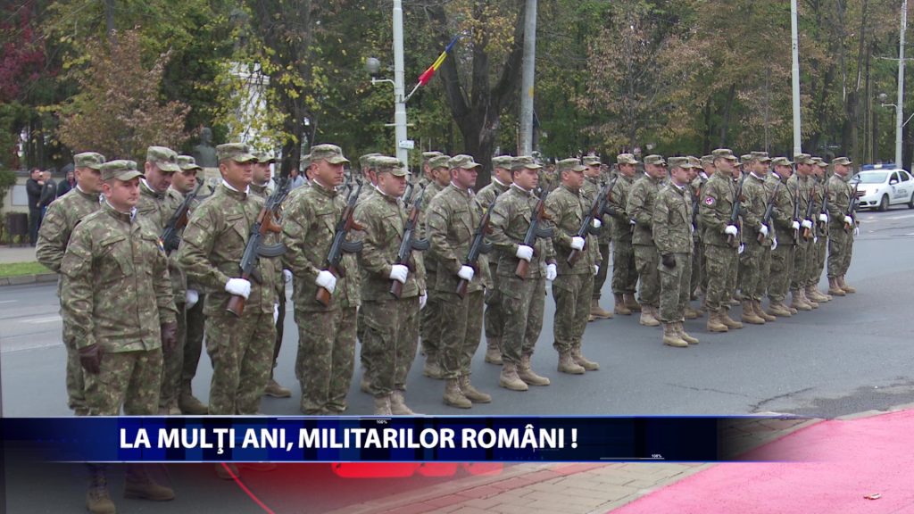 Moment festiv organizat la Garnizoana din Copou cu ocazia Zilei Armatei Romane