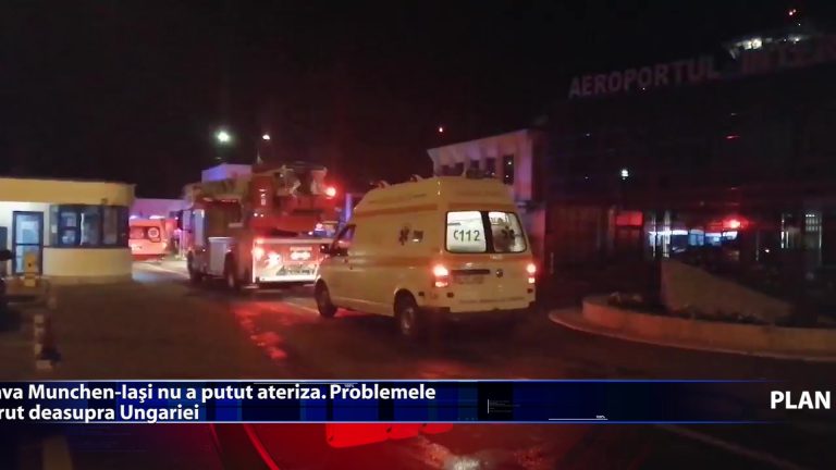 Aeronava Munchen – Iasi nu a putut ateriza. Problemele au aparut deasupra Ungariei