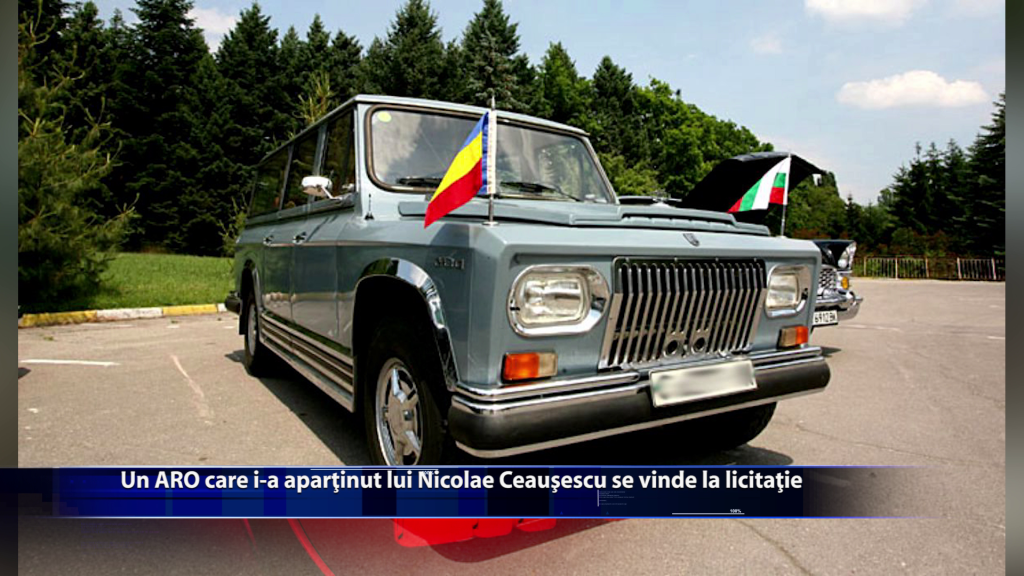 Un ARO care i-a apartinut lui Nicolae Ceausescu se vinde la licitatie