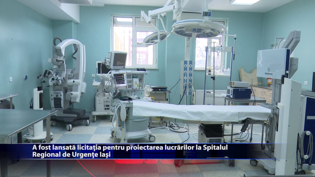 A fost lansata licitatia pentru proiectarea lucrarilor la Spitalul Regional de Urgenta Iasi