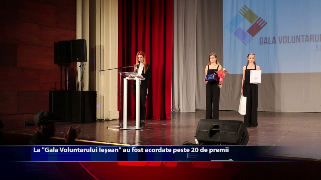 La „Gala Voluntarului Iesean” au fost acordate peste 20 de premii