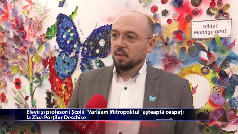 Elevii si profesorii Scolii „Varlaam Mitropolitul” asteapta oaspeti la Ziua Portilor Deschise