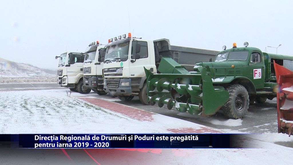 Directia Regionala de Drumuri si Poduri este pregatita pentru iarna 2019 – 2020