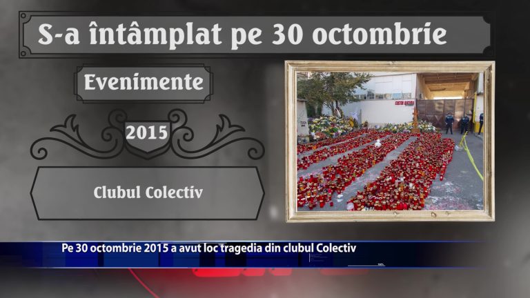Pe 30 octombrie 2015 a avut loc tragedia din clubul Colectiv