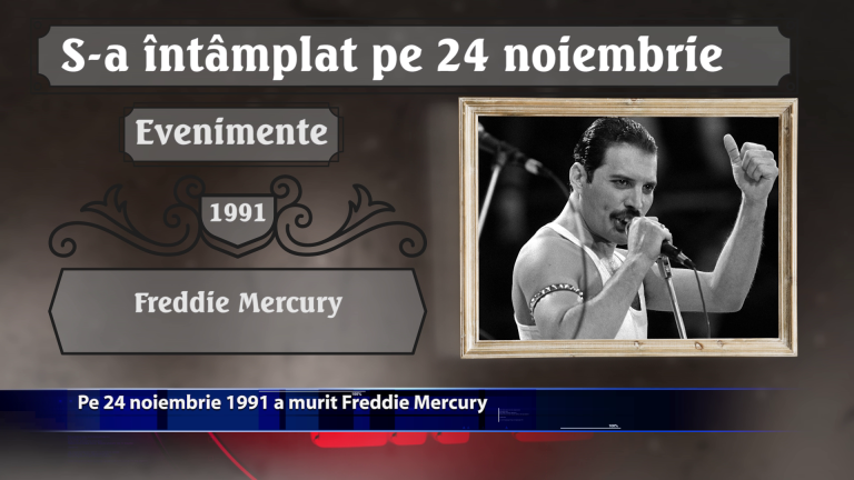 Pe 24 noiembrie 1991 a murit Freddie Mercury