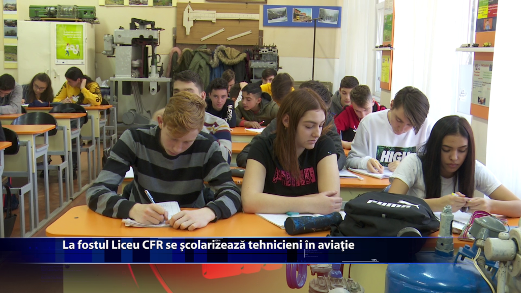 La fostul Liceu CFR se scolarizeaza tehnicieni in aviatie