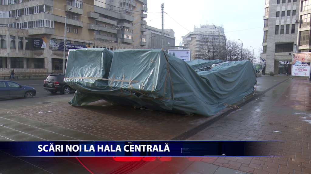 La Hala Centrala a inceput montarea noilor scari rulante. Investitia a fost de 500.000 de lei
