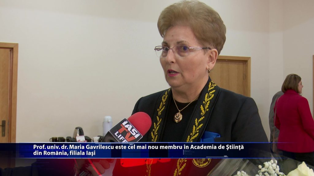 Prof. univ. dr. Maria Gavrilescu este cel mai nou membru in Academia Oamenilor de Stiinta din Romania, filiala Iasi
