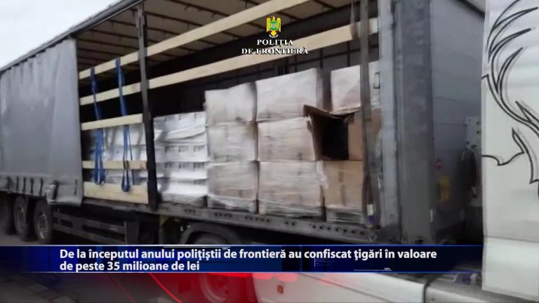 De la inceputul anului politistii de frontiera au confiscat tigari in valoare de peste 35 de milioane de lei