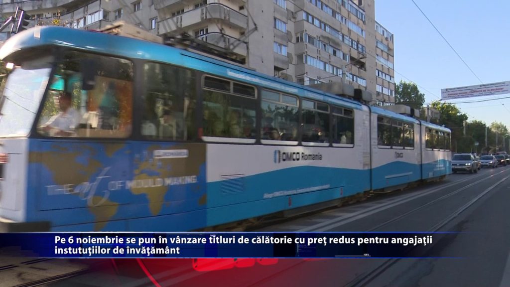 Pe 6 noiembrie se pun in vanzare titluri de calatorie cu pret redus pentru angajatii institutiilor de invatamant