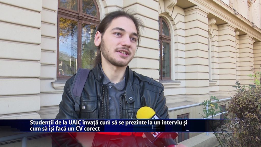 Studentii de la UAIC invata cum sa se prezinte la un interviu si cum sa isi faca un CV corect