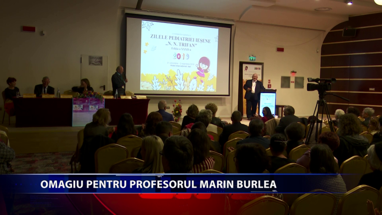 Omagiu pentru profesorul Marin Burlea