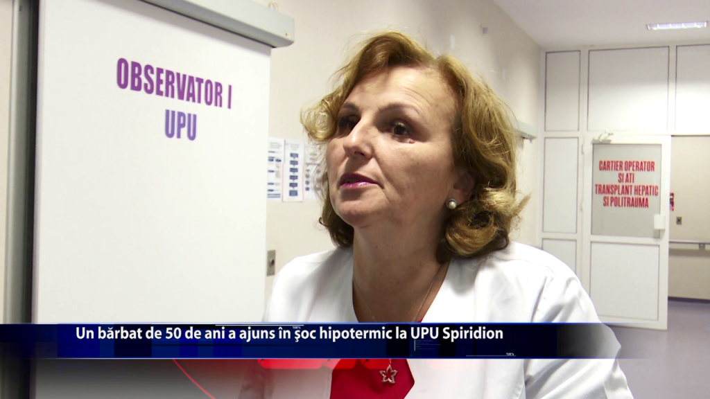 Un barbat de 50 de ani a ajuns in soc hipotermic la UPU Spiridon
