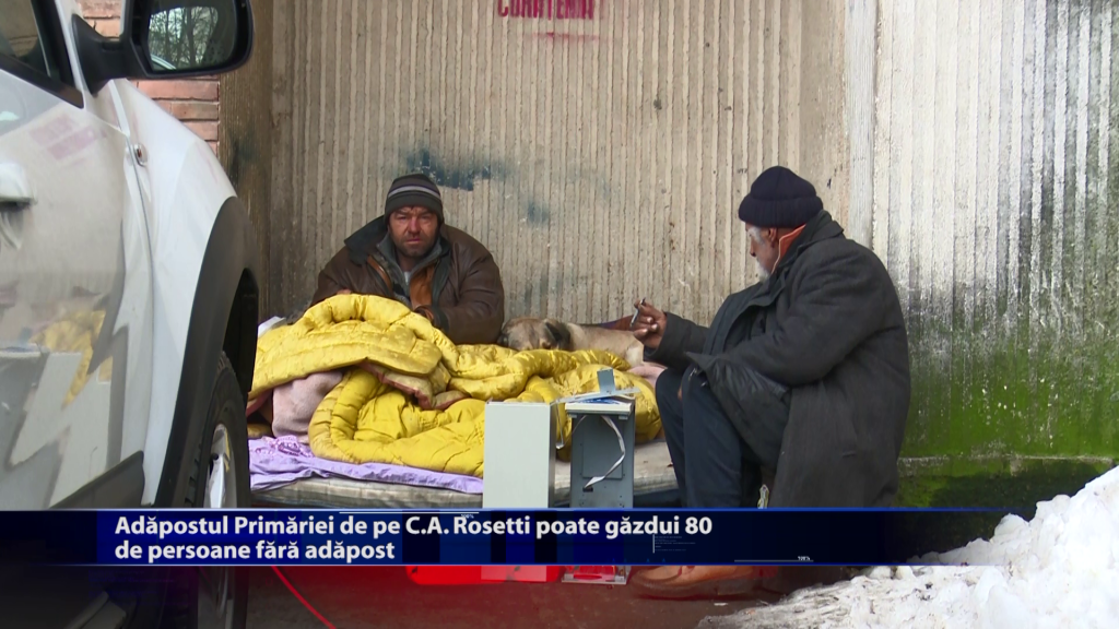 Adapostul Primariei de pe C.A. Rosetti poate gazdui 80 de persoane fara adapost