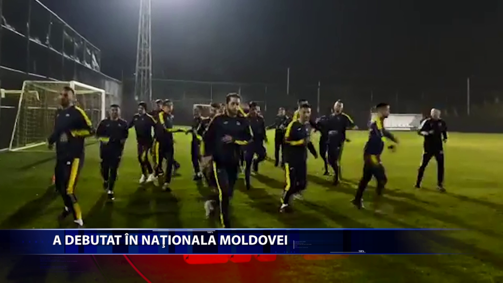 Denis Rusu a debutat in poarta nationalei Republicii Moldova