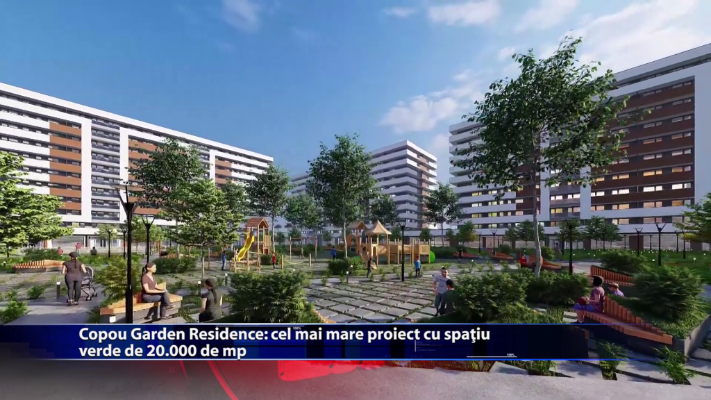 Copou Garden Residence: cel mai mare proiect cu spatiu verde de 20.000 de mp