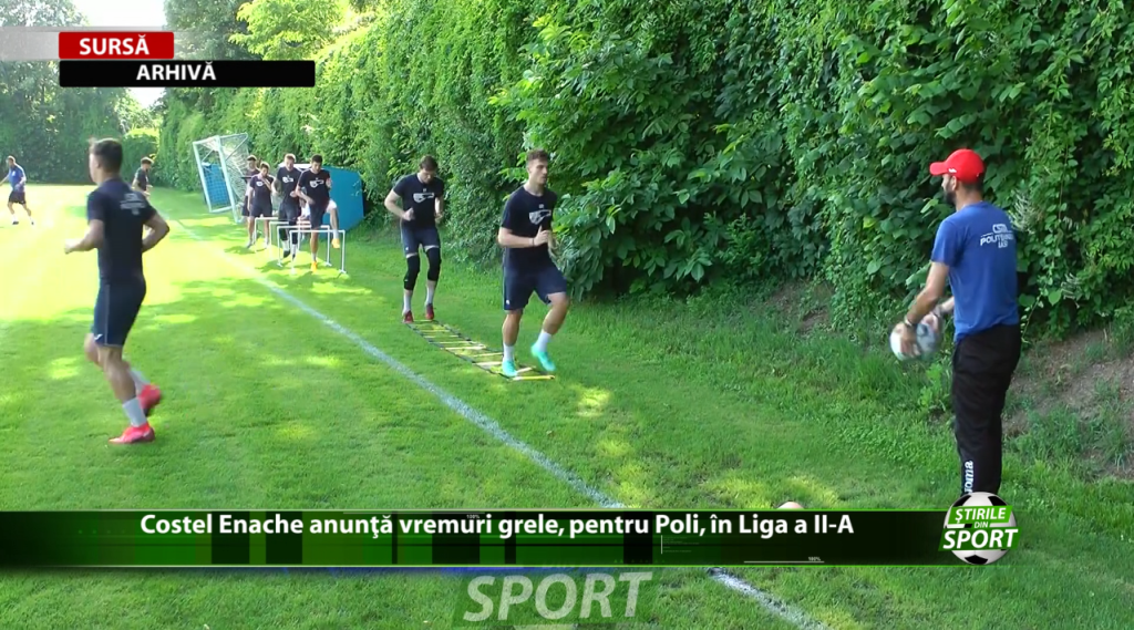 Costel Enache anunta vremuri grele pentru Poli in Liga a II-a.