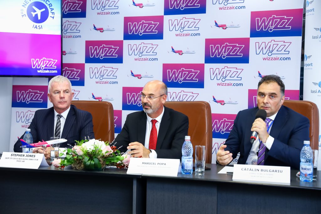 Wizz Air va efectua şase zboruri noi de pe Aeroportul Internațional Iași