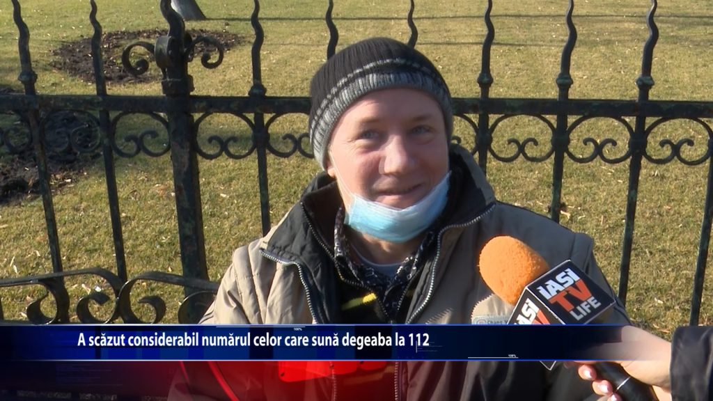 A scazut considerabil numarul celor care suna degeaba la 112