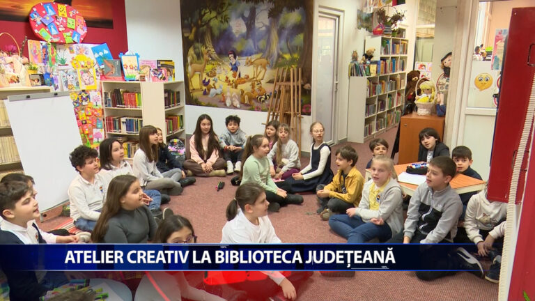 ATELIER CREATIV LA BIBLIOTECA JUDETEANA