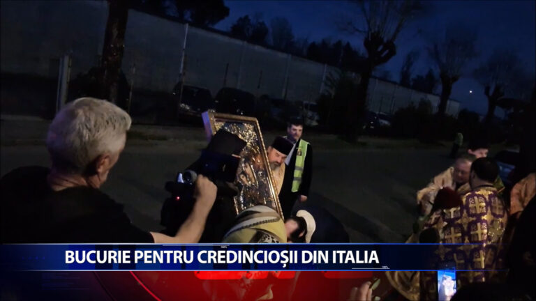 BUCURIE PENTRU CREDINCIOSII DIN ITALIA