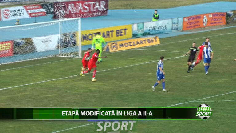 ETAPĂ MODIFICATĂ ÎN LIGA A II-A
