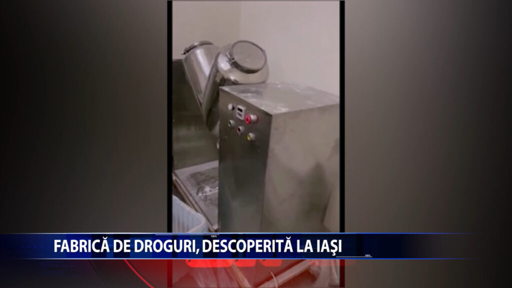 FABRICA DE DROGURI, DESCOPERITA LA IASI