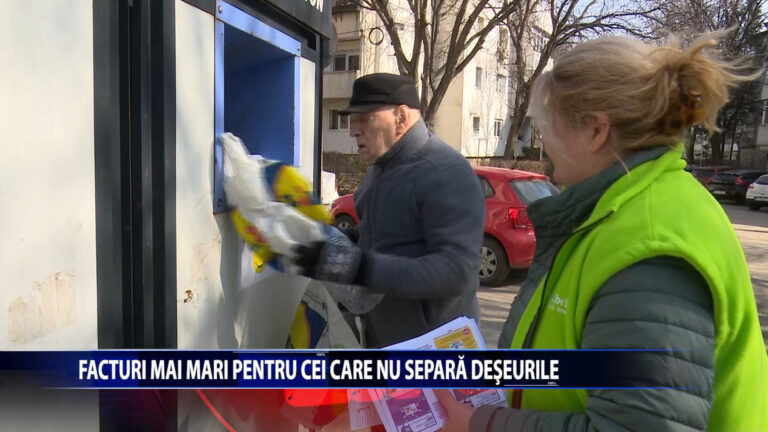 FACTURI MARITE PENTRU CEI CARE NU SEPARA DESEURILE