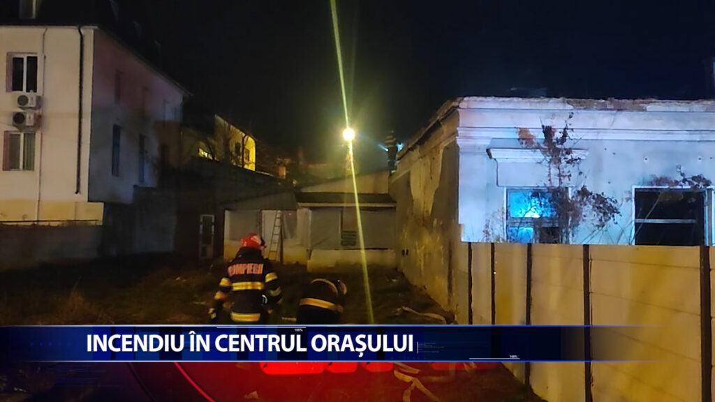 INCENDIU IN CENTRUL ORASULUI