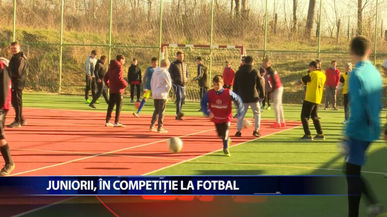 Juniorii, in competitie la fotbal