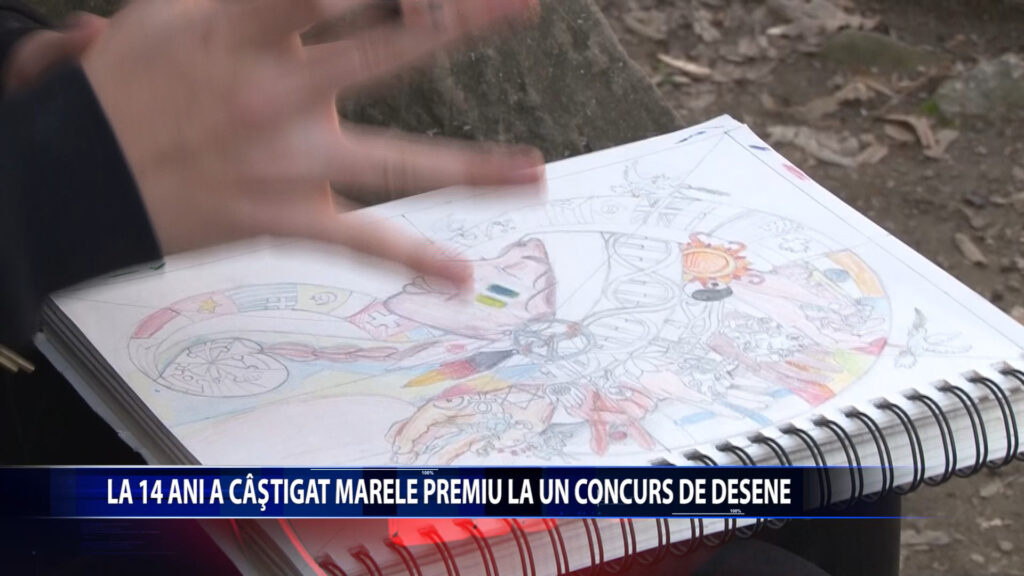 LA 14 ANI A CASTIGAT MARELE PREMIU LA UN CONCURS DE DESENE