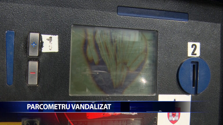 PARCOMETRU VANDALIZAT