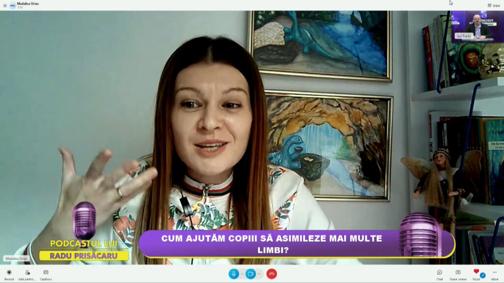 PODCASTUL LUI RADU PRISĂCARU / CUM AJUTĂM COPIII SĂ ASIMILEZE MAI MULTE LIMBI?